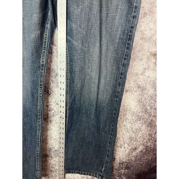 LEE Jeans Mens 40x32 Regular Straight Leg Blue Denim Vintage cowboy skater casua - Picture 5 of 11